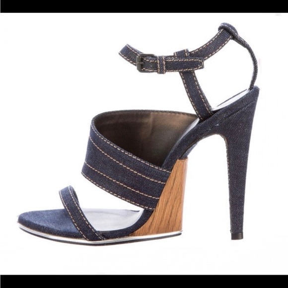 Bottega Veneta Denim Sandals - Picture 2 of 7